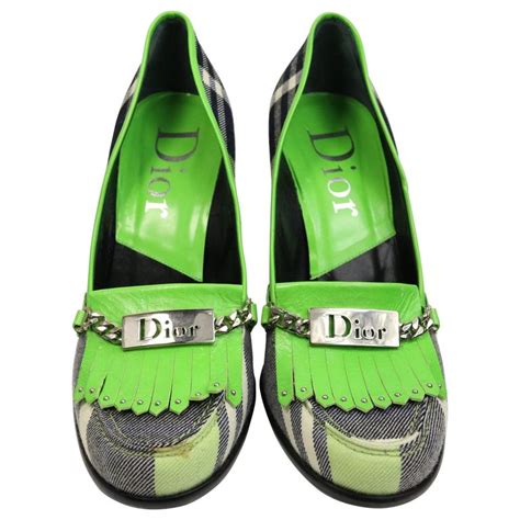 dior plaid shoes|christian Dior shoes.